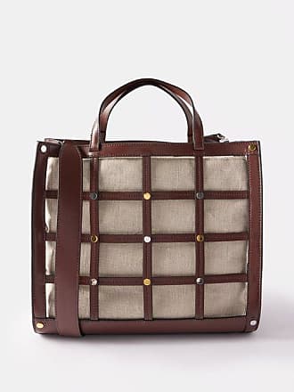 STAUD Ida Canvas & Leather Tote