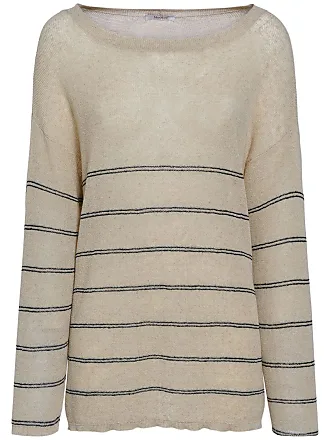 Ma'ry'ya cardigan donna in lana marrone con cerniera