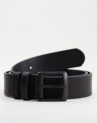 Leather Island Black 34mm Soft Italian Leather Belt 