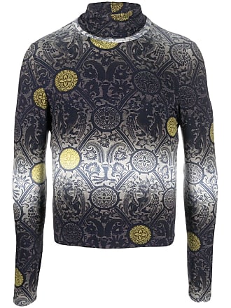 Pierre Louis Mascia Paisley-print Silk Shirt in Gray for Men