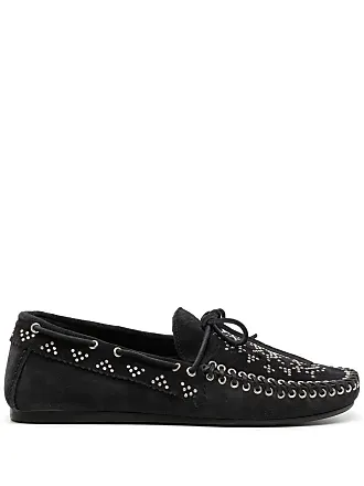 Isabel Marant Faomee studded suede loafers - Neutrals