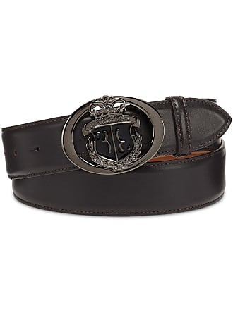 Billionaire Boys Club logo-buckle Leather Belt - Black