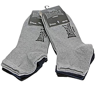 Mysocks® 3 paires de chaussettes mi-hautes unies unisexes avec coton peigné extra fin 
