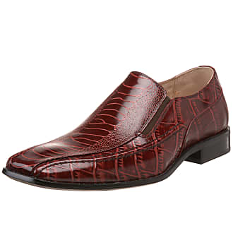 red stacy adams loafers