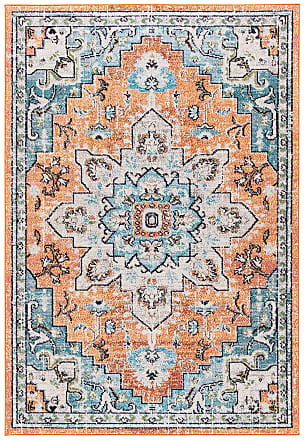 THICK Runner Rugs GABBEH turquoise modern AZTEC NON-slip Width 67-100 extra long 