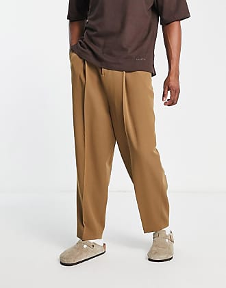 ASOS DESIGN slim cargo pants with 3D pockets and pin tucks