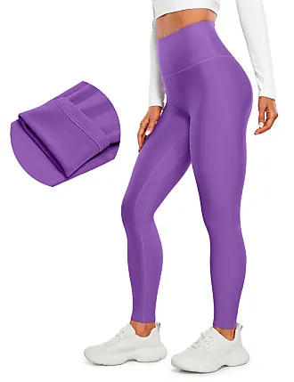 CRZ YOGA Thermal Fleece Lined Leggings Women 28'' - Winter Warm High  Waisted Hiking Pants with Pockets Workout Running Tights