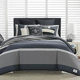Nautica - Twin Sheet Set, Cotton Percale Bedding Set, Crisp & Cool, Stylish  Home Decor & Dorm Room Essentials (Whale Stripe Blue, Twin)