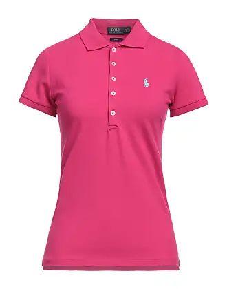 POLO RALPH LAUREN SLIM FIT MESH POLO SHIRT, Pink Men's Polo Shirt