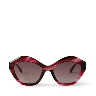 Bottega Veneta 55mm Cat Eye Sunglasses In Burgundy Pink At