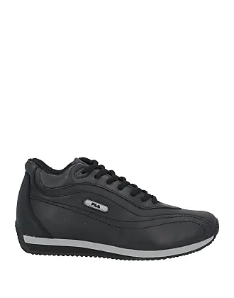 Fila black store sports shoes