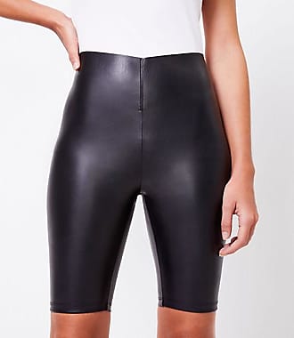 LOFT Sculpt Bike Shorts in Faux Leather