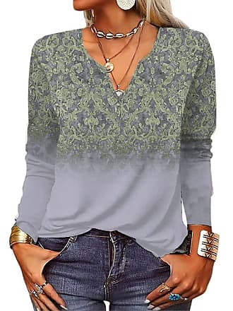 Blusa Donna Elegante Manica Lunga Camicia Donna Manica Lunga Camicie Donna  Maglia Maniche Corte Lunga Maglie Sportive Manica Lunga Donna Magliette