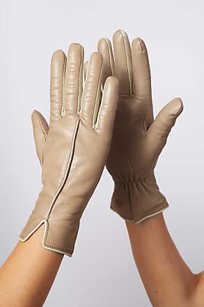 Short Women's Caractere Gloves in Black Lambskin with Silk Lining – J.M.  Weston