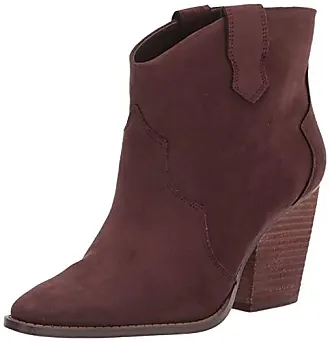 Brown western cheap ankle boots