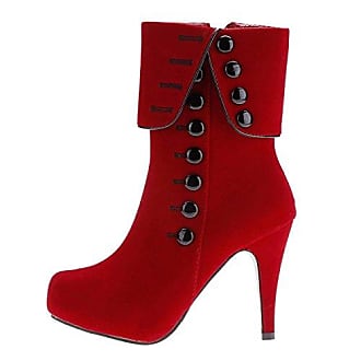 Femme Chaussures Bottes Bottes à talons 30339 Chaussures escarpins Cumbia en coloris Rouge 