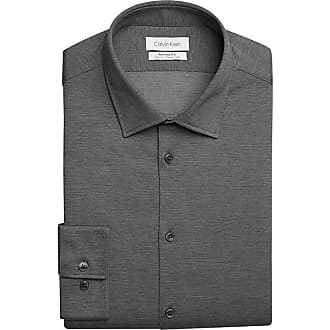 CALVIN KLEIN JEANS - Men's slim monogram shirt in linen blend