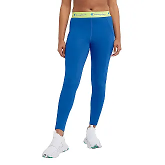 Champion Women's Absolute Leggings, 7/8 Tights, Moisture-Wicking, Script  Waistband, 25 Inseam, Odyssey, X-Small at  Women's Clothing store