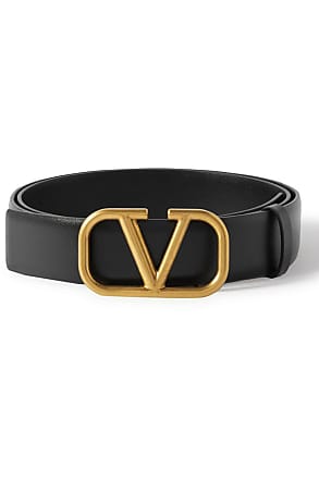 Valentino Garavani Vlogo monogram-jacquard Belt - Black