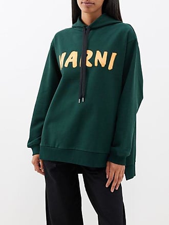 Marni Oversized Vintage Jersey Hoodie - Nude