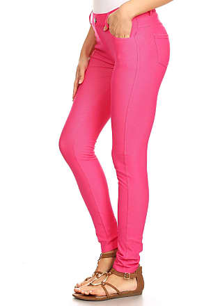 Yelete Women's Skinny Fit Jeggings