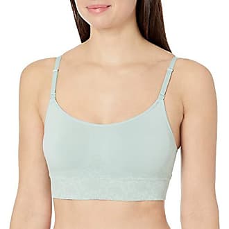 Warner's Womens Easy Does It Dig-Free Band with Seamless Stretch Wireless Lightly Lined Convertible Comfort Bra Rm0911f, Aqua Frost, Large