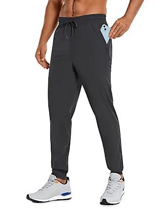 CRZ YOGA Cotton Fleece Lined Men's 29 Inches Joggers Sweatpants with  Pockets