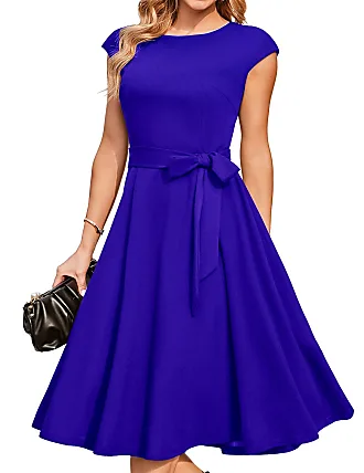 Royal blue outlet dresses for church