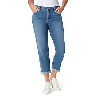 Gloria Vanderbilt Womens Generation Roll Cuff Boyfriend Jean, Harrison Whiskers, 12 Regular