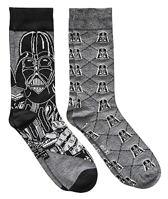 Star Wars Gift Pack 2 Pairs Adult Size Socks R2D2 and Vader NWT 