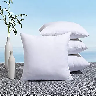 MIULEE Pack of 2 16x16 Pillow Inserts-Decorative Shredded Memory Foam  Cooling Throw Pillows-Adjustable Premium Square Wedding Pillow Stuffer Form  for