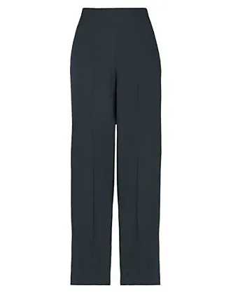 8 By YOOX SEMI-SHEER LACE PANTS  Navy blue Women's Casual Pants