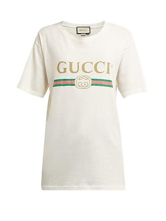 white gucci tee shirt