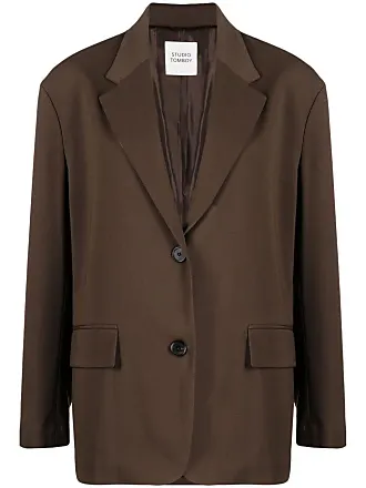 STUDIO TOMBOY belted tailored coat - Brown