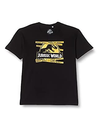 Jurassic Park Officiellement sous Licence Distressed Logo Hommes T-Shirt Noir