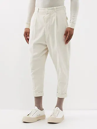DONDUP KIDS tapered corduroy trousers - White