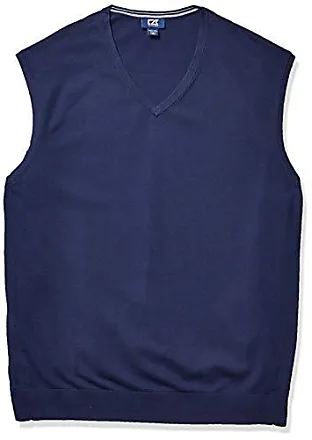 Navy blue sweater outlet vest