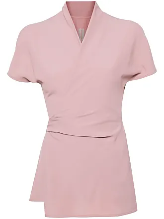 Women's Pink Wrap Blouses gifts - up to −65%