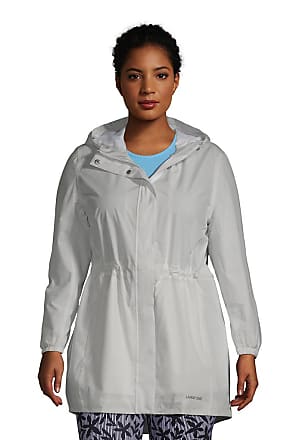 lands end plus size rain jacket