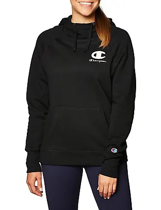 Champion Women's Crewneck Sweatshirt, Powerblend Oversized Fleece Sweatshirt  for Women, Our Best Sweatshirts for Women, Black-407d55, X-Small :  : Clothing, Shoes & Accessories