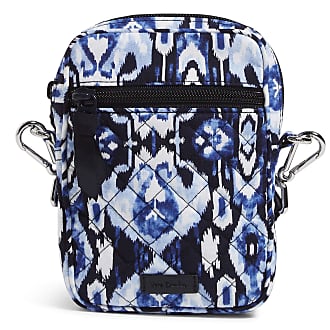 VERA BRADLEY Carson Mini Shoulder Bag Crossbody Purse - Ikat Island - Blue  - NWT