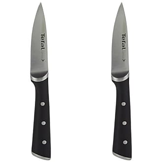 Tefal Ice Force Couteau santoku Noir 18,5 cm, Couteau de cuisine, Lame en  acier inoxydable allemand, Performances de coupe et tranchant durables
