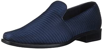 Stacy Adams Men's Spire Spiked Slip-On - Black and Silver