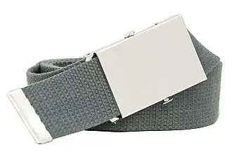 shenky Cintura in tessuto XL/XXL - 3 cm x 160 cm - da accorciare - unisex - grigio scuro - 140 cm