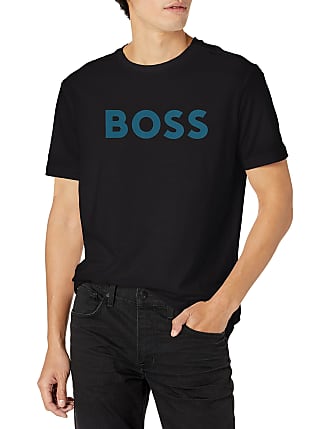 Black HUGO BOSS Casual T-Shirts for Men | Stylight