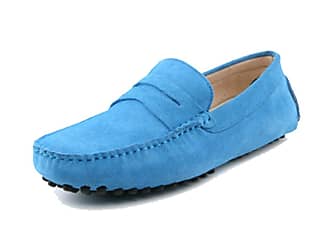 MGM-Joymod Mens Slip-on Suede Driving Moccasin Penny Loafers Boat Shoes 