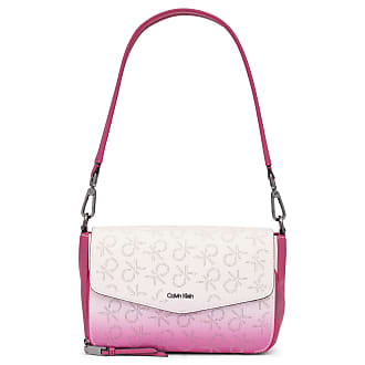 Calvin Klein, Bags, Calvin Klein Purse Pink White Beige And Gold Medium  Size