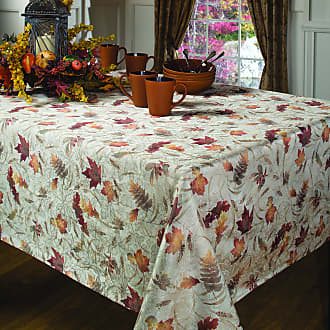 Benson Mills Catalina Tablecloth 52 X 70 Oblong White multi