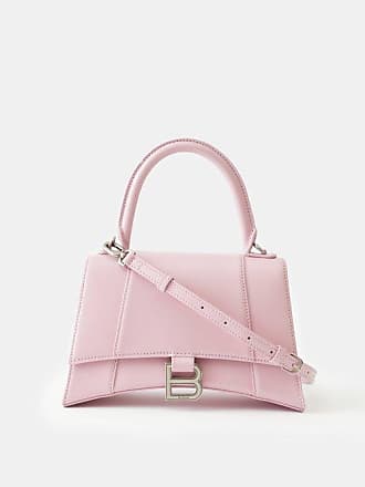 Balenciaga Large Duty Free Mesh Tote in Fuchsia/L White