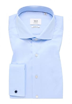 Hemd The Knitted Shirt Slim Fit blau Breuninger Herren Kleidung Hemden Business Hemden 